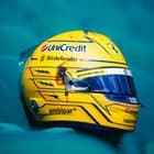 Lewis Hamilton's helmet for the 2025 Miami Grand Prix